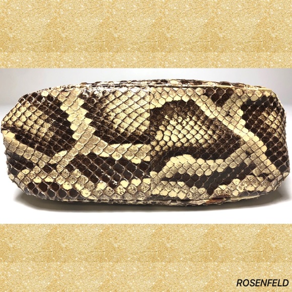 Rosenfeld Python Snakeskin Repoussé Evening Bag - Picture 7 of 8